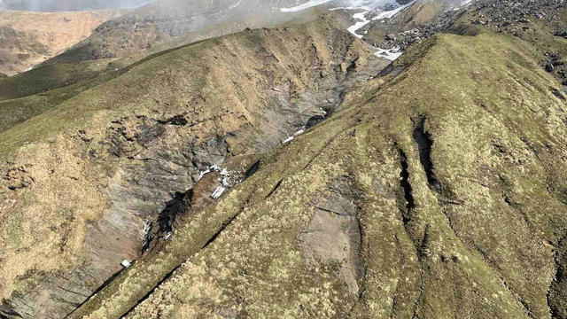 The crash site of a Tara Air plane is seen at Thasang, Nepal, May 30, 2022. 